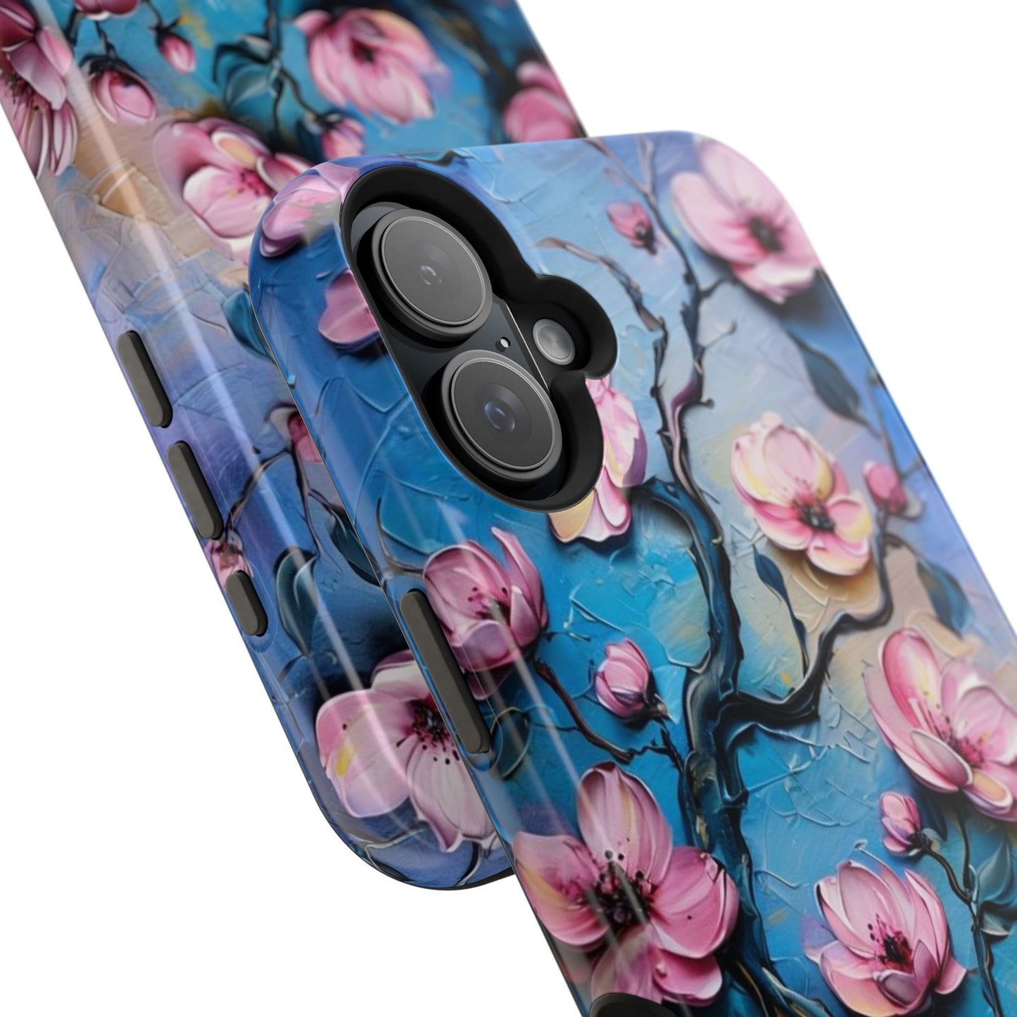 Floral Magnetic Tough Cases - Durable Phone Protection with Artistic Design, Phone Accessories, Gift for Her, Custom Cases,