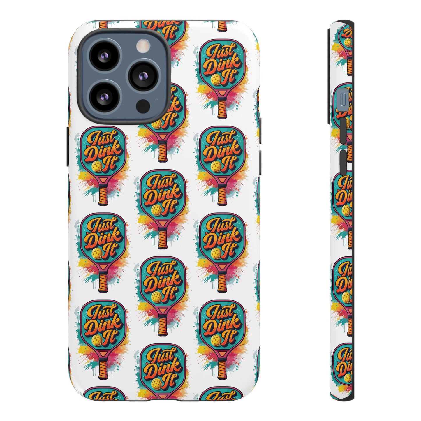 Vibrant Phone Case  pickleball - "Just Drink It" Design for Fun-Loving Drink Enthusiasts, Custom Case, Phone Accessories,