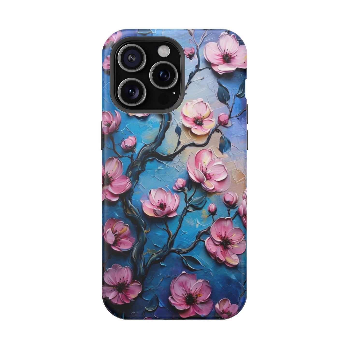 Floral Magnetic Tough Cases - Durable Phone Protection with Artistic Design, Phone Accessories, Gift for Her, Custom Cases,