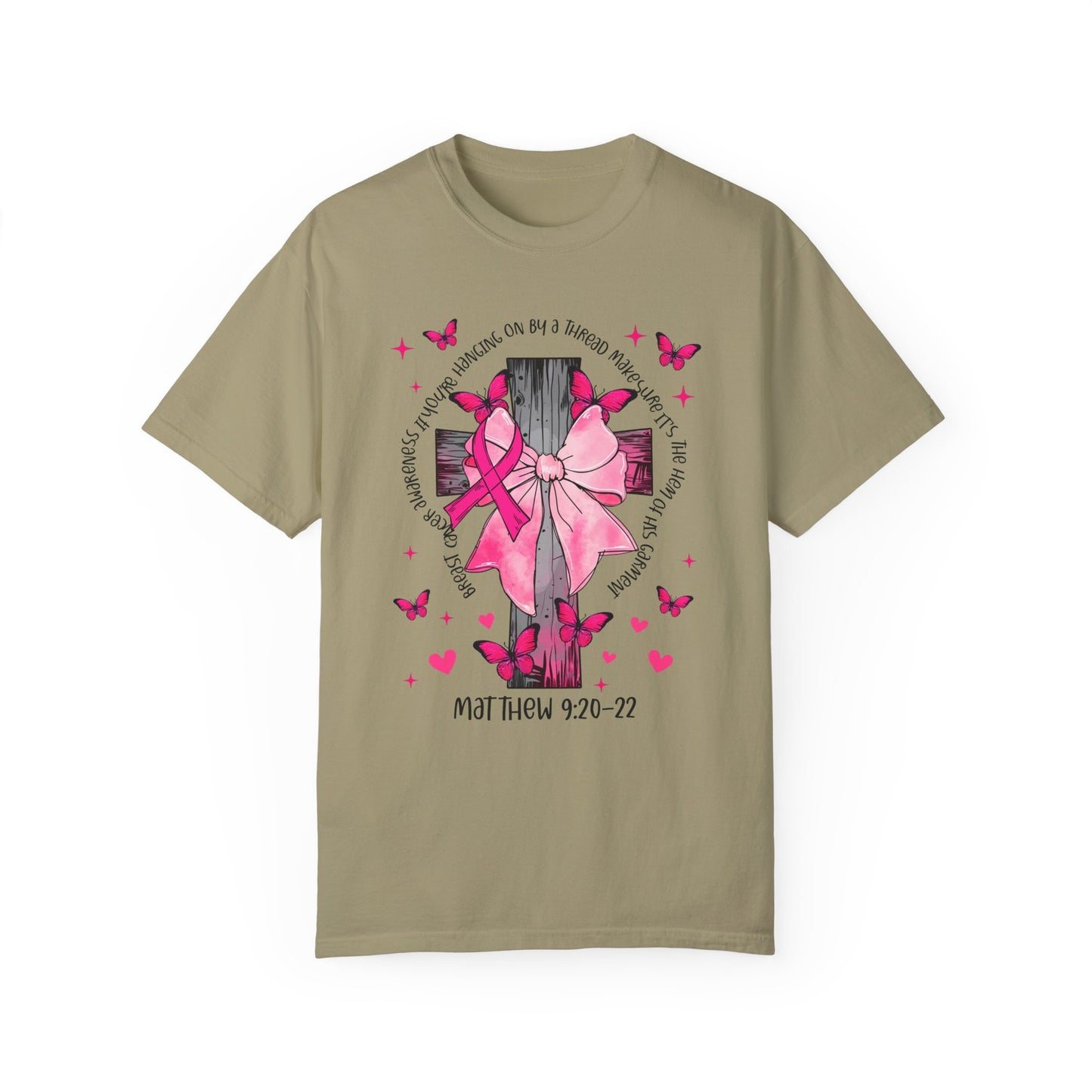 Butterfly and Ribbon Inspirational T-Shirt