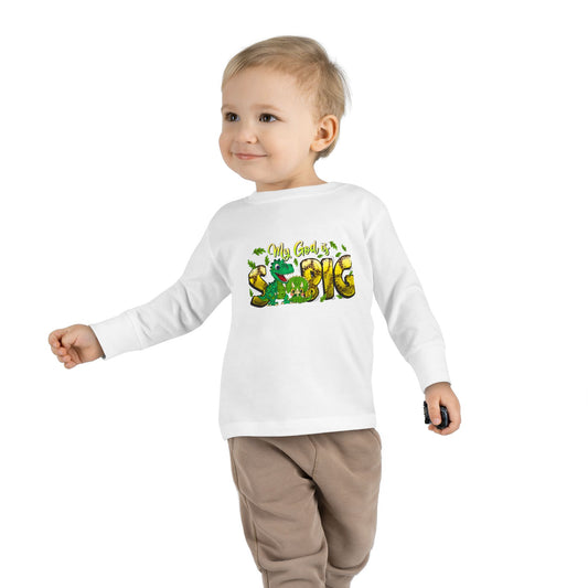 Dinosaur Toddler Tee, Boys Girls Shirt, Cute Kids Fashion, Birthday Gift, Playwear, Long Sleeve Top