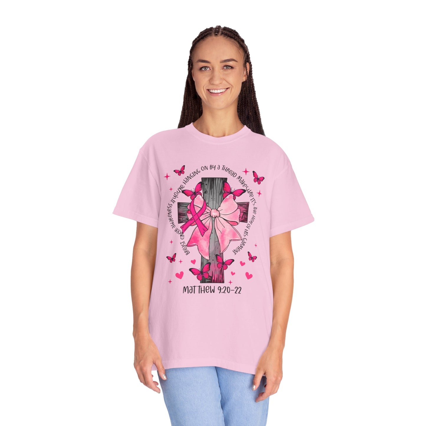 Butterfly and Ribbon Inspirational T-Shirt