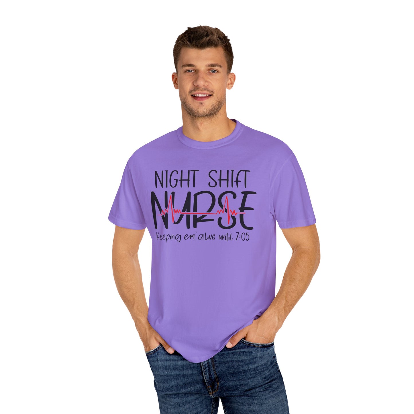 Nurse Night Shift Tee - Funny Gift for Nurses, Hospital Apparel, Shift Work Shirt, Healthcare Humor T-Shirt, Caregiver Gift