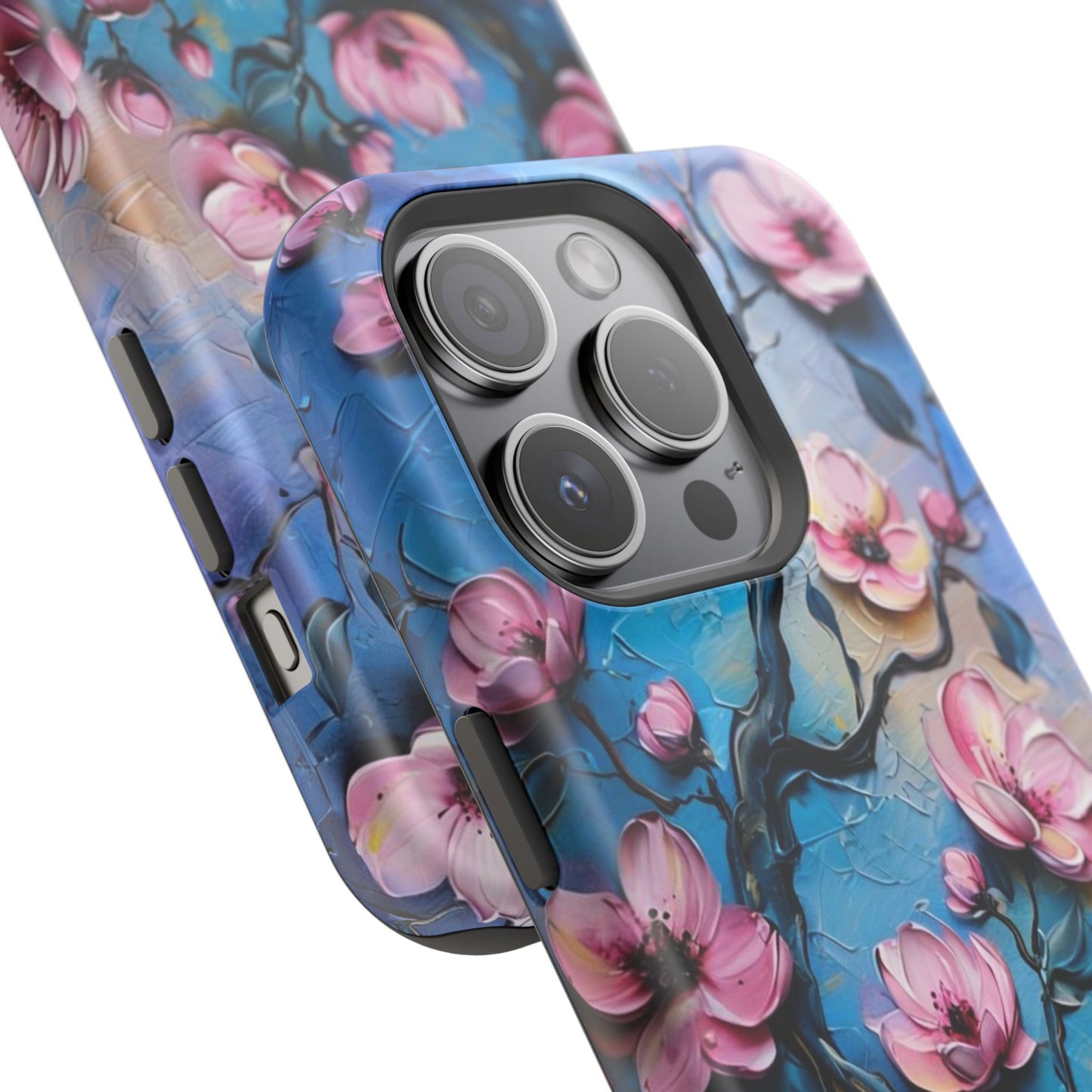 Floral Magnetic Tough Cases - Durable Phone Protection with Artistic Design, Phone Accessories, Gift for Her, Custom Cases,