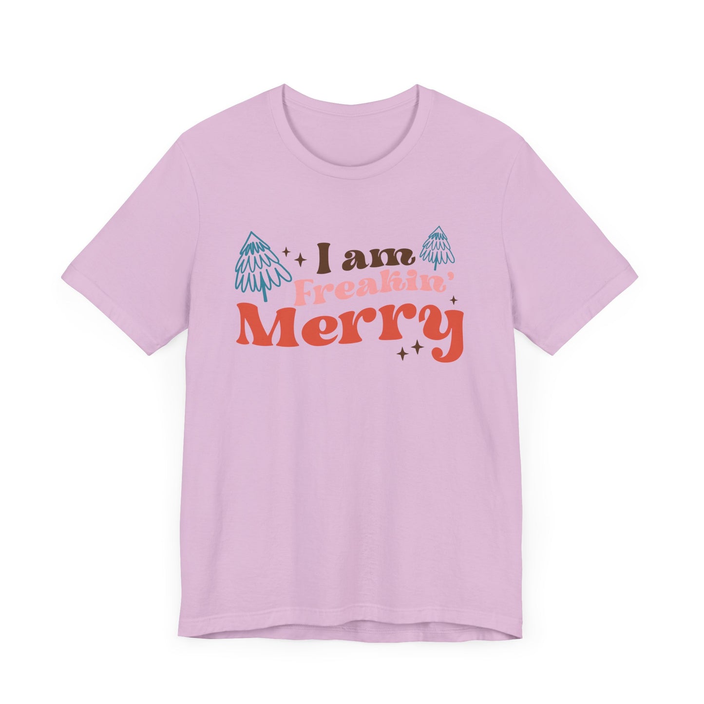 Merry Holiday Unisex Tee, Funny Christmas Shirt, Gift Idea for Friends, Festive Wear, Merry Vibes