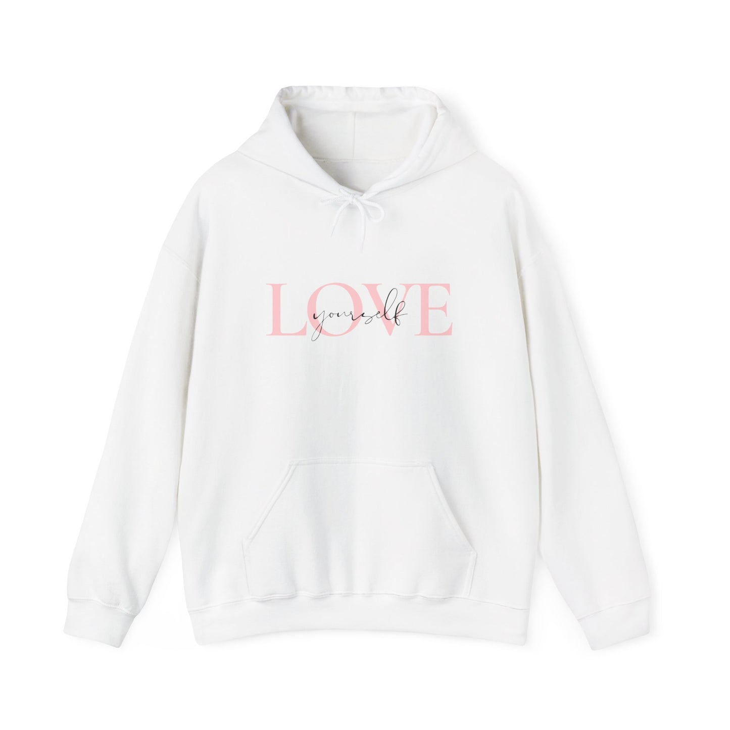 Unisex Love Yourself Hooded Sweatshirt