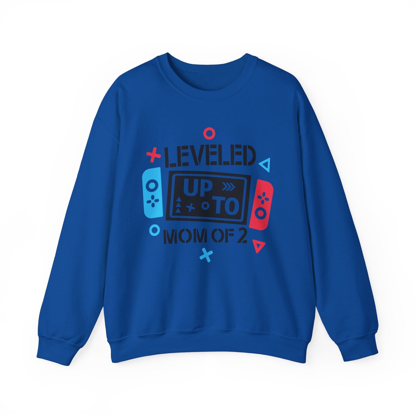 Gaming Level Up Sweatshirt - Unisex Heavy Blend™ Crewneck, Mom of 2