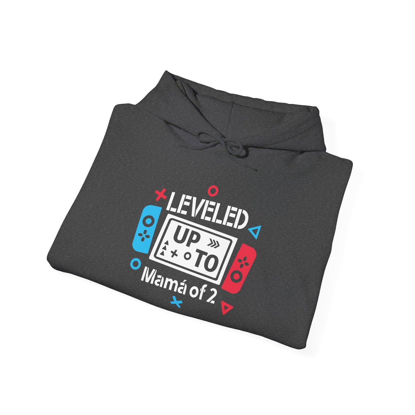 Level Up Mama of 2 Unisex Hooded Sweatshirt - Gamer Mom Gift