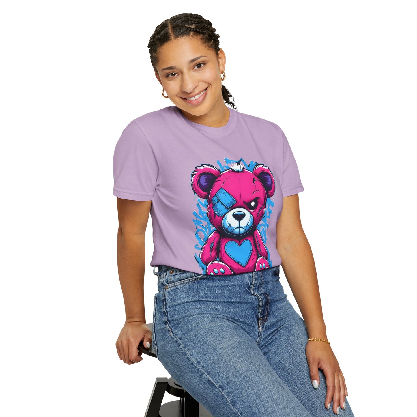 Vintage-Style Bear Graphic T-Shirt for Kids and Adults