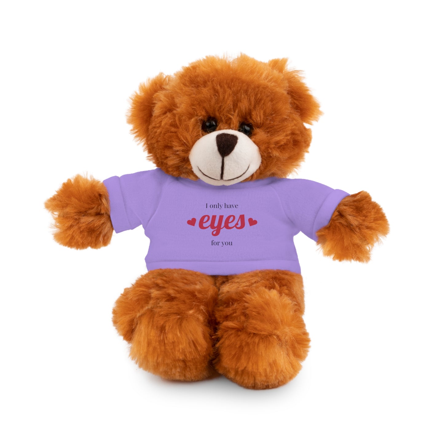 Adorable Stuffed Animal with Tee - Perfect Gift for Love & Friendship, Valentine's Day, Birthdays, Cuddly Bear