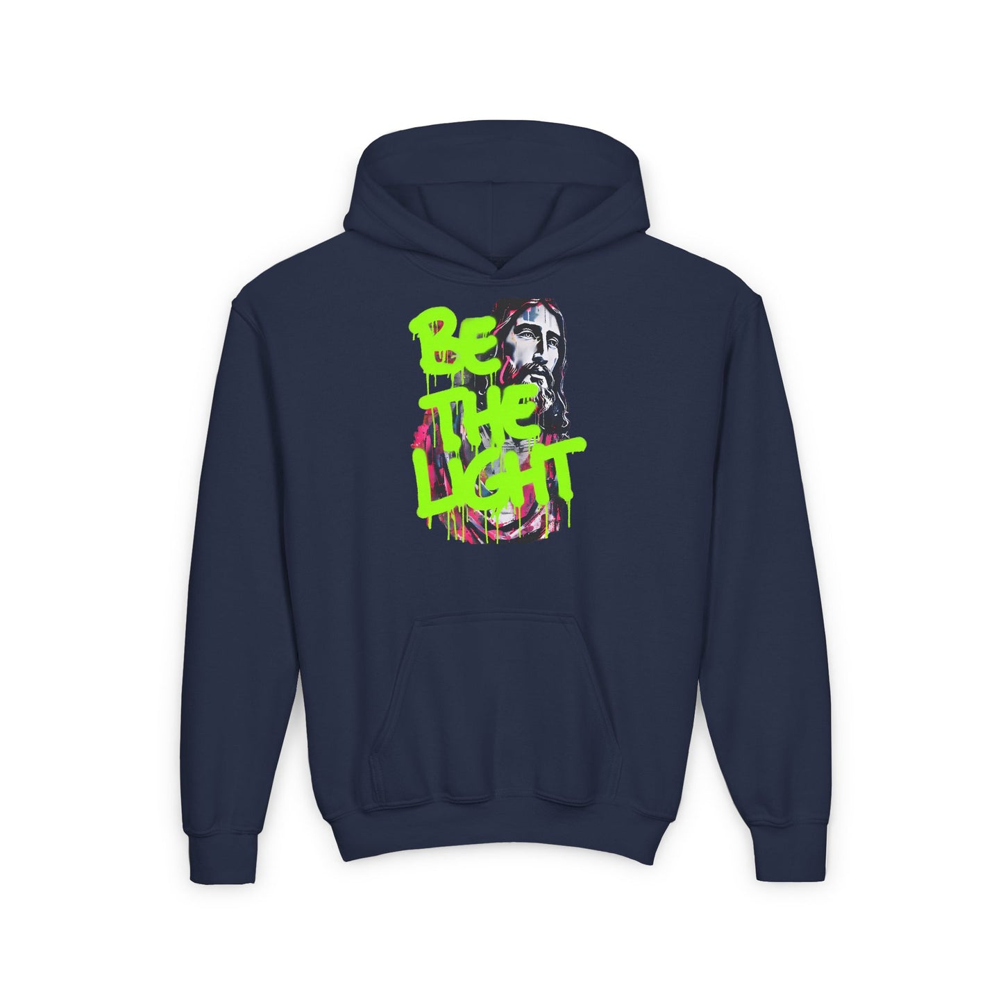 Youth Motivational Sweatshirt | Spread Positivity with Stylish Hoodies for Teens | Inspirational Gift, Be the Light Youth Hoodie