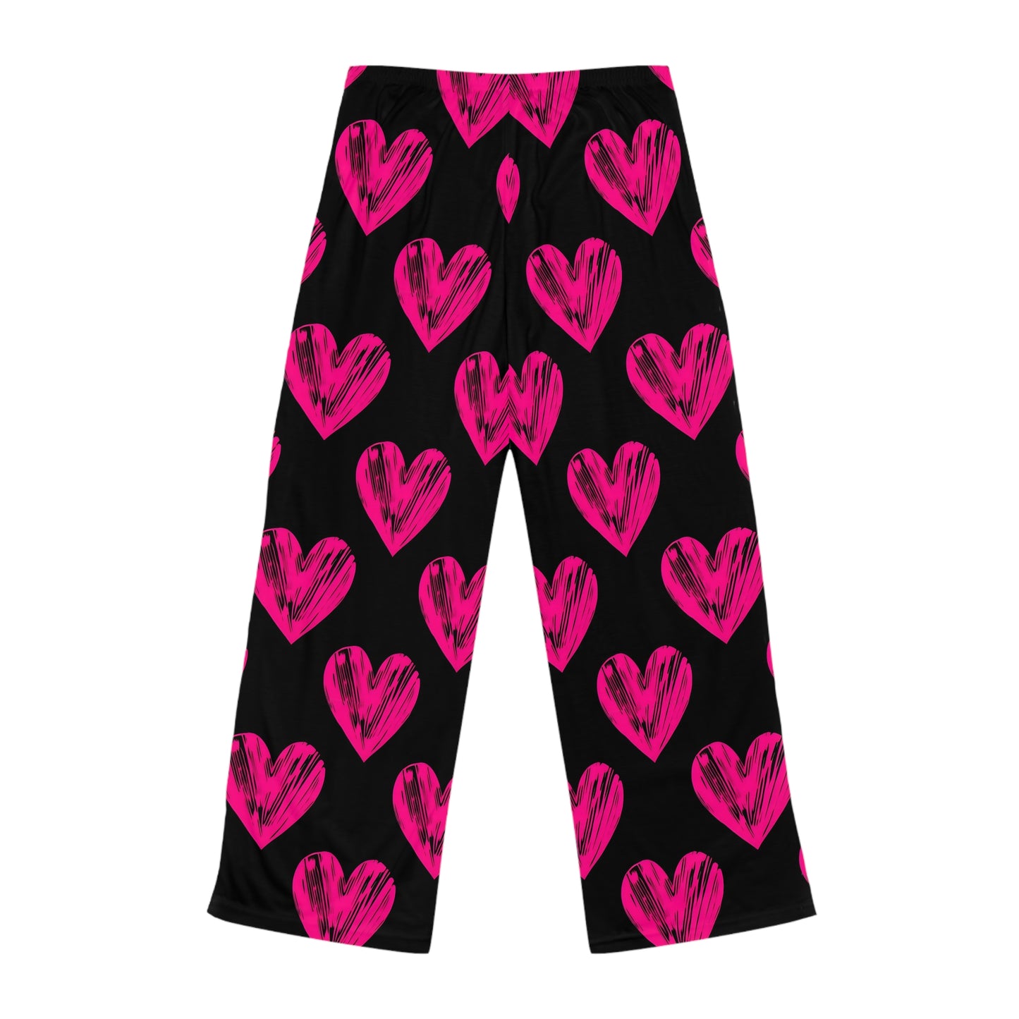 Cozy Heart Print Pajama Pants for Women - Perfect for Valentine's Day