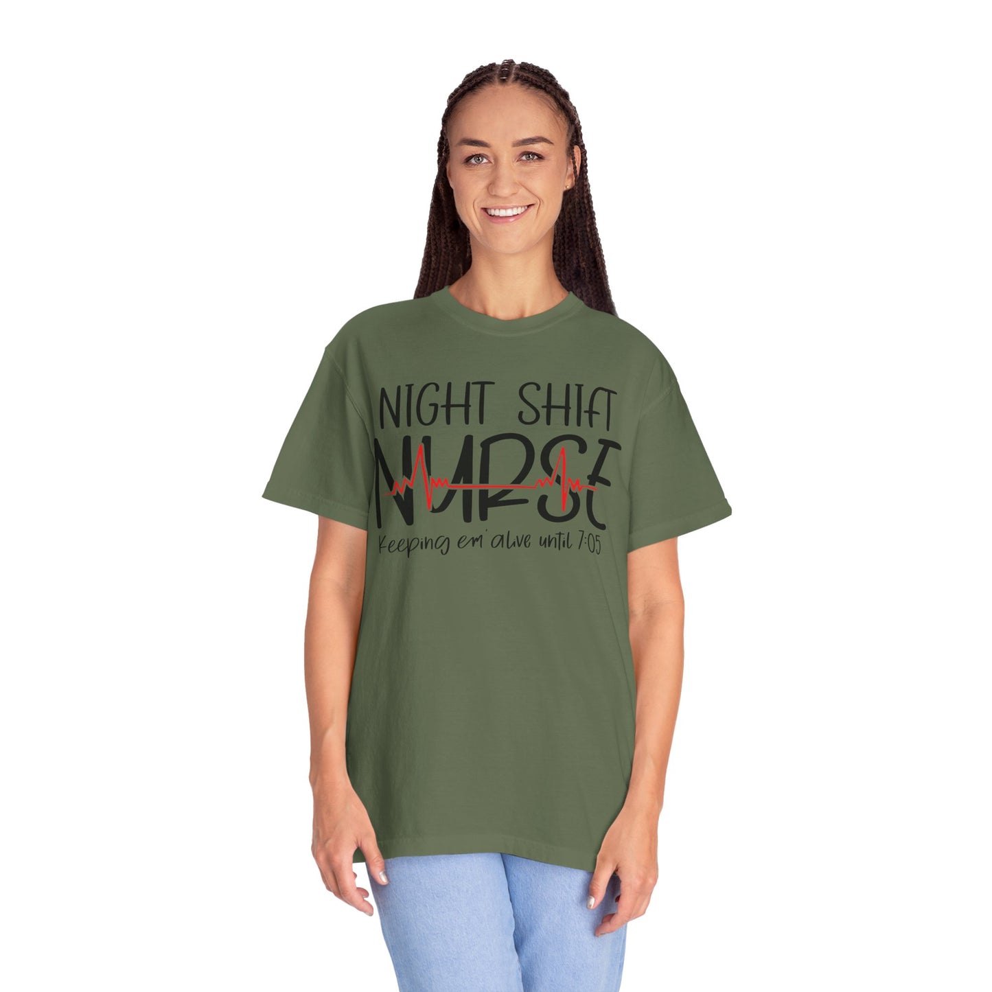 Nurse Night Shift Tee - Funny Gift for Nurses, Hospital Apparel, Shift Work Shirt, Healthcare Humor T-Shirt, Caregiver Gift