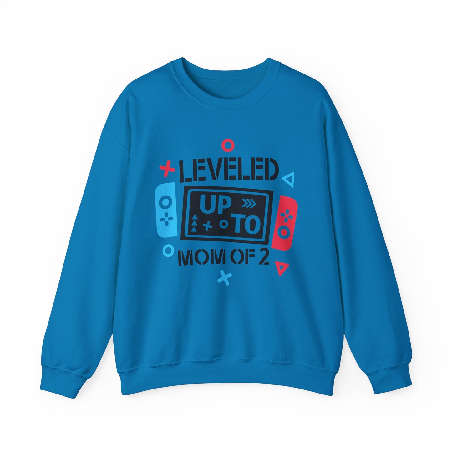 Gaming Level Up Sweatshirt - Unisex Heavy Blend™ Crewneck, Mom of 2