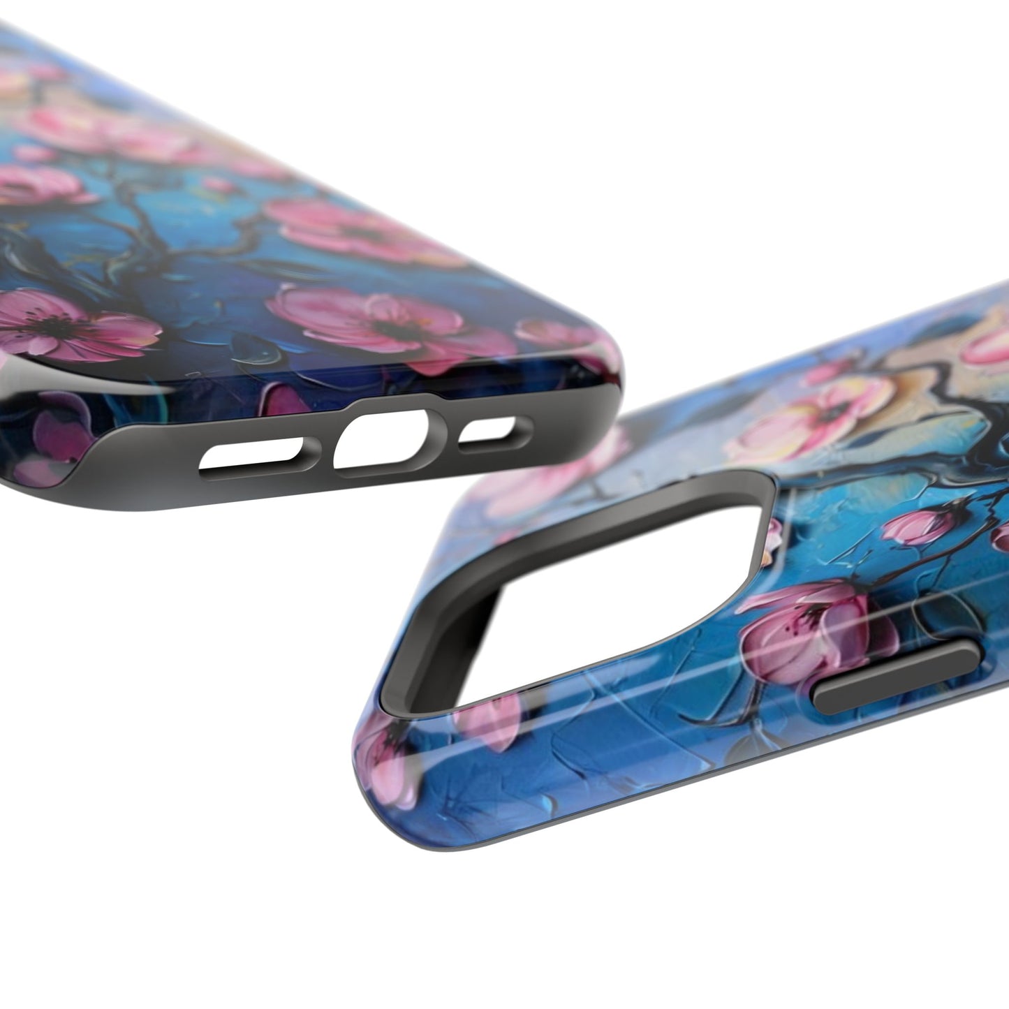 Floral Magnetic Tough Cases - Durable Phone Protection with Artistic Design, Phone Accessories, Gift for Her, Custom Cases,