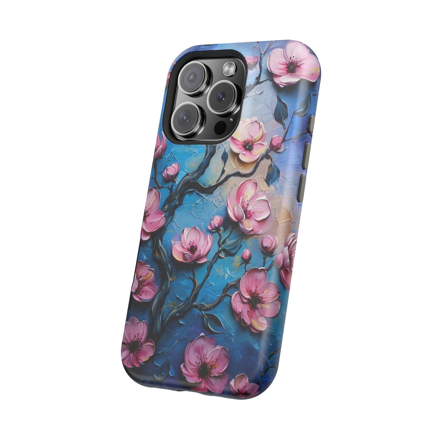 Floral Magnetic Tough Cases - Durable Phone Protection with Artistic Design, Phone Accessories, Gift for Her, Custom Cases,