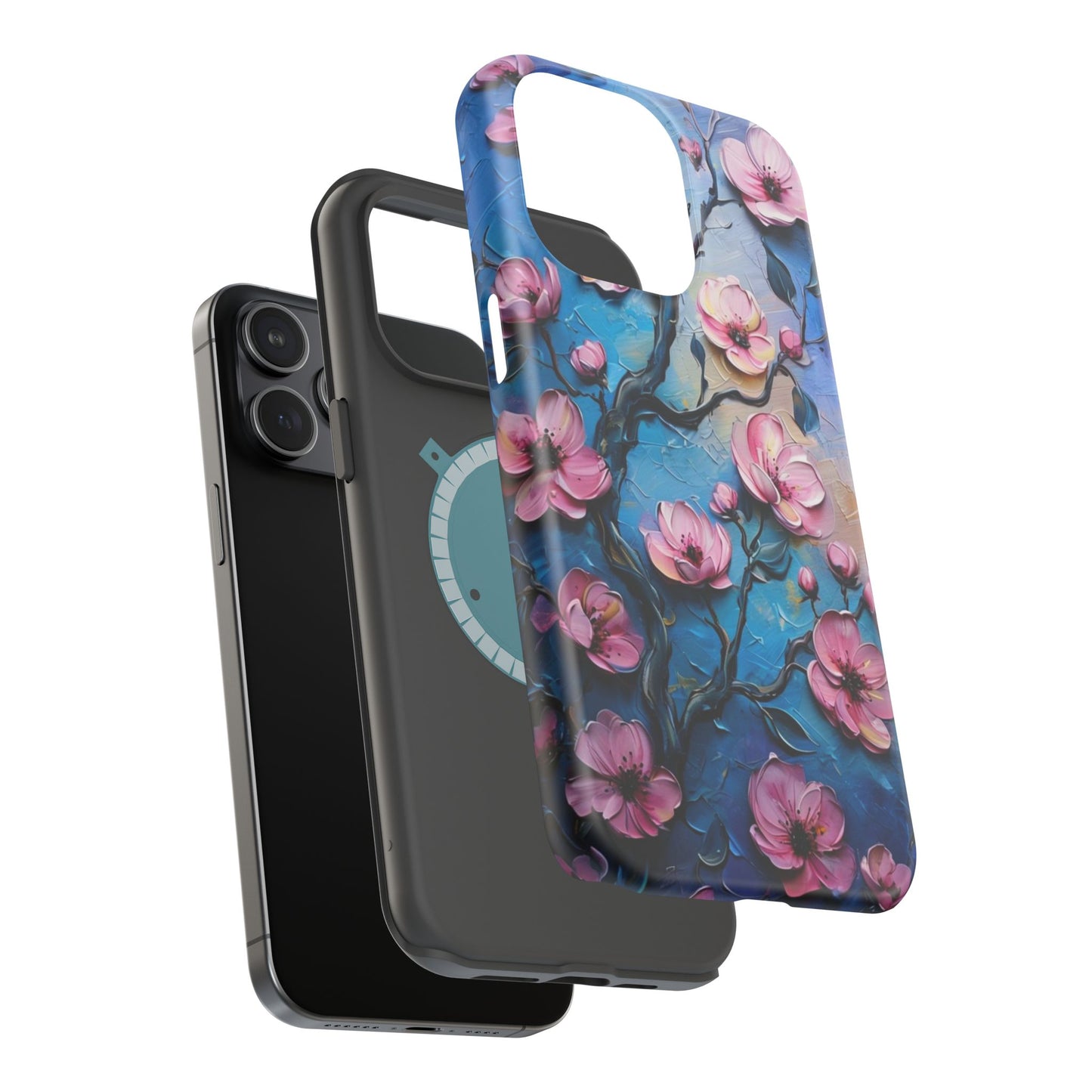 Floral Magnetic Tough Cases - Durable Phone Protection with Artistic Design, Phone Accessories, Gift for Her, Custom Cases,