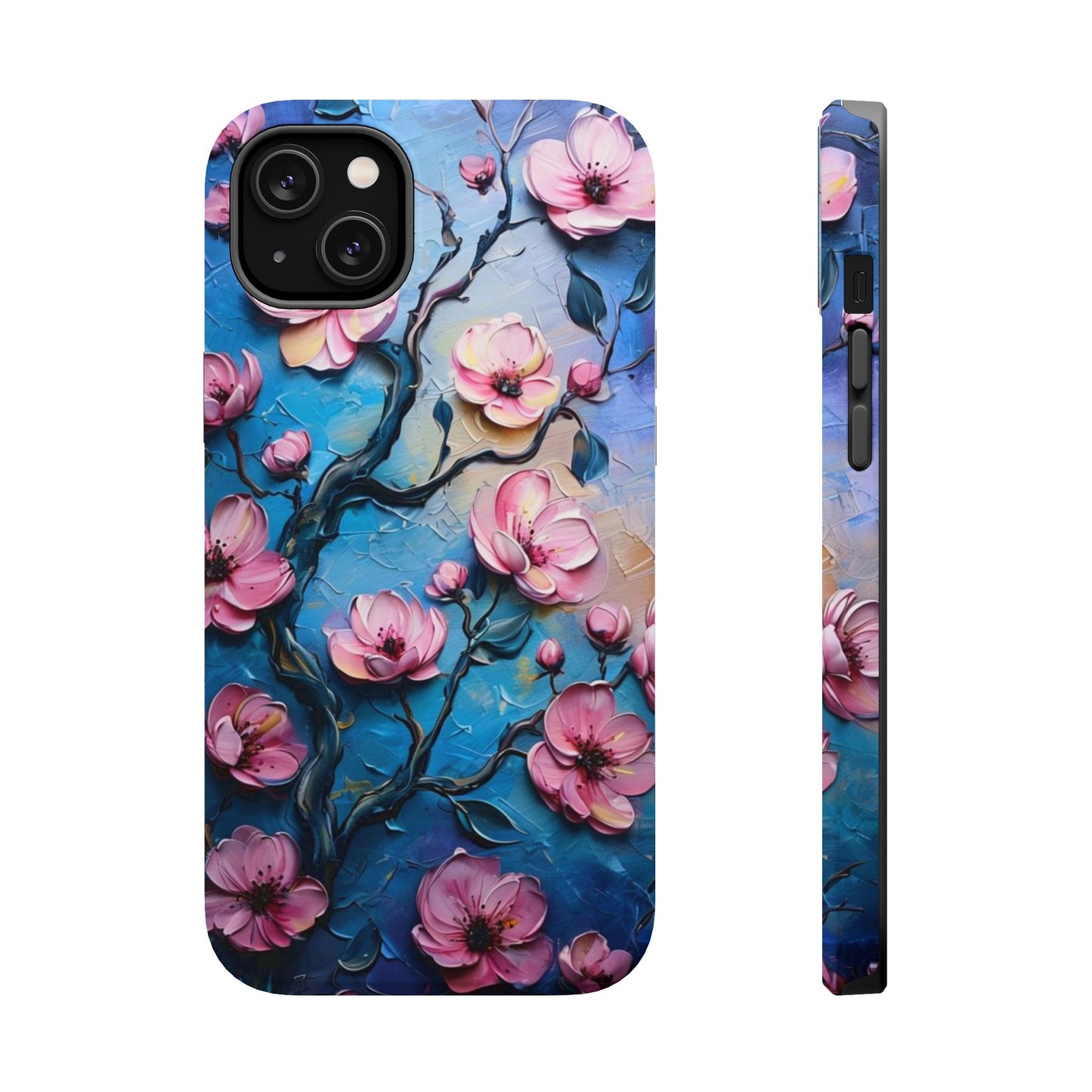 Floral Magnetic Tough Cases - Durable Phone Protection with Artistic Design, Phone Accessories, Gift for Her, Custom Cases,