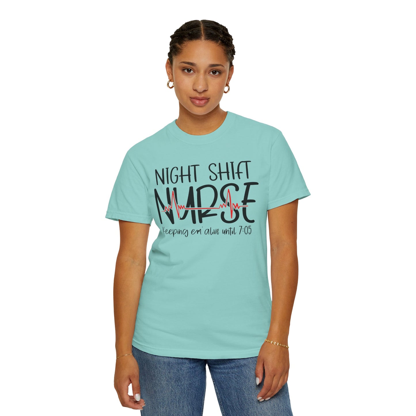 Nurse Night Shift Tee - Funny Gift for Nurses, Hospital Apparel, Shift Work Shirt, Healthcare Humor T-Shirt, Caregiver Gift