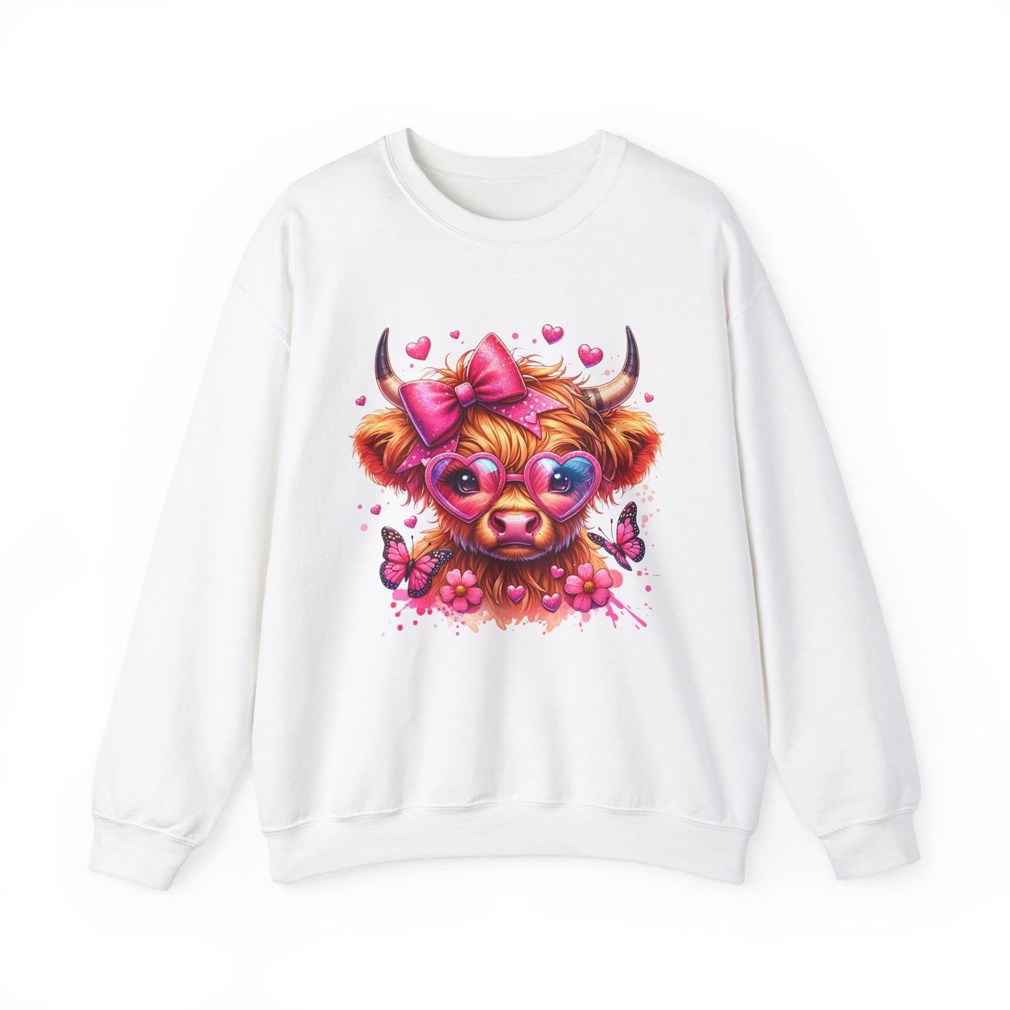 Valentine's Day Cow Lovers Sweatshirt