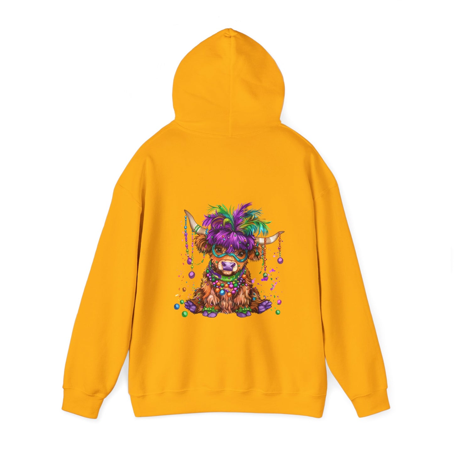 Colorful Celebration Cute Cow Hoodie, Fun Pet Hoodie, Unisex Sweatshirt for Cow Lovers, Perfect for Birthdays, Parties, and Everyday Wear,