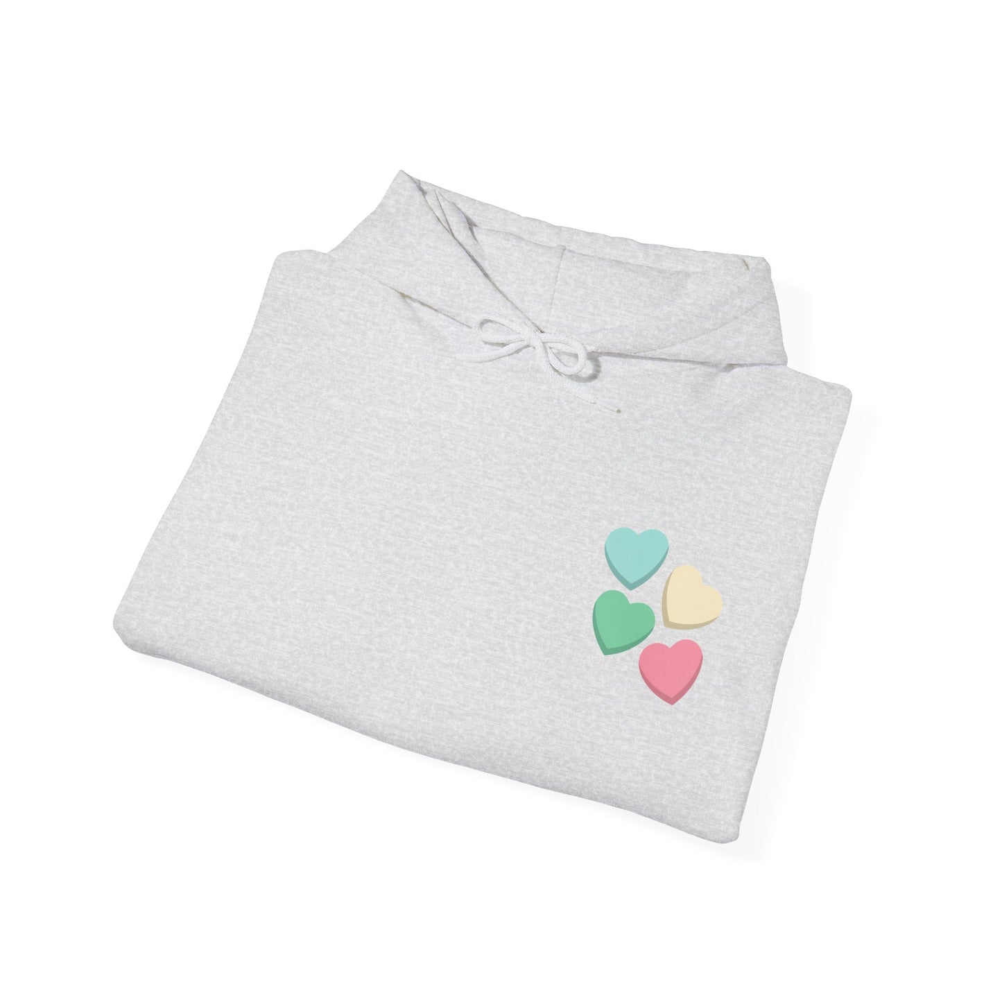 Charming Love Hearts Hoodie, Cozy Unisex Sweatshirt, Perfect Gift for Valentines Day, Relationship Goals, Casual Wear