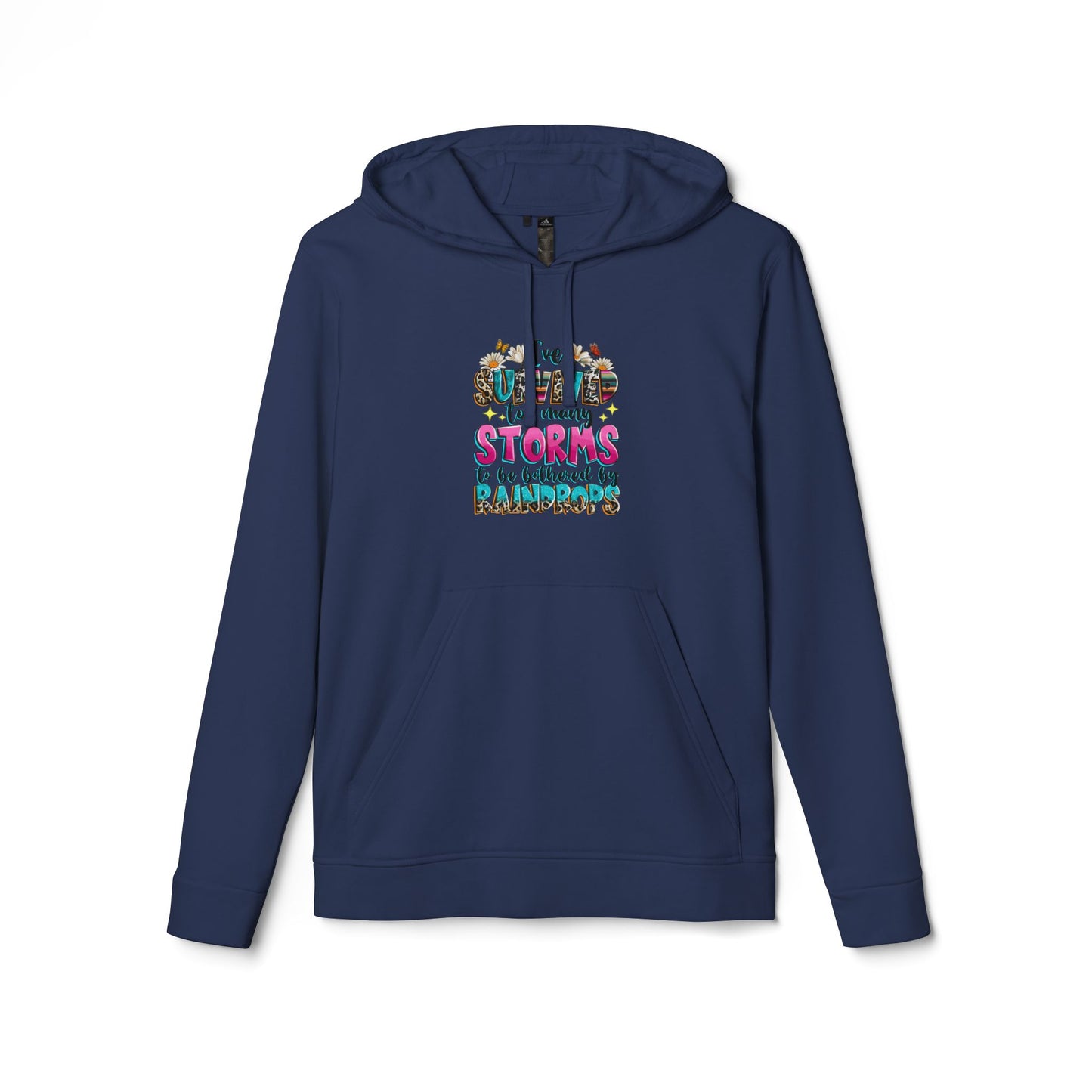 Colorful Inspirational Fleece Hoodie, Cozy Wear, Unisex Casual Sweatshirt, Gift for Friends, Motivational Clothing