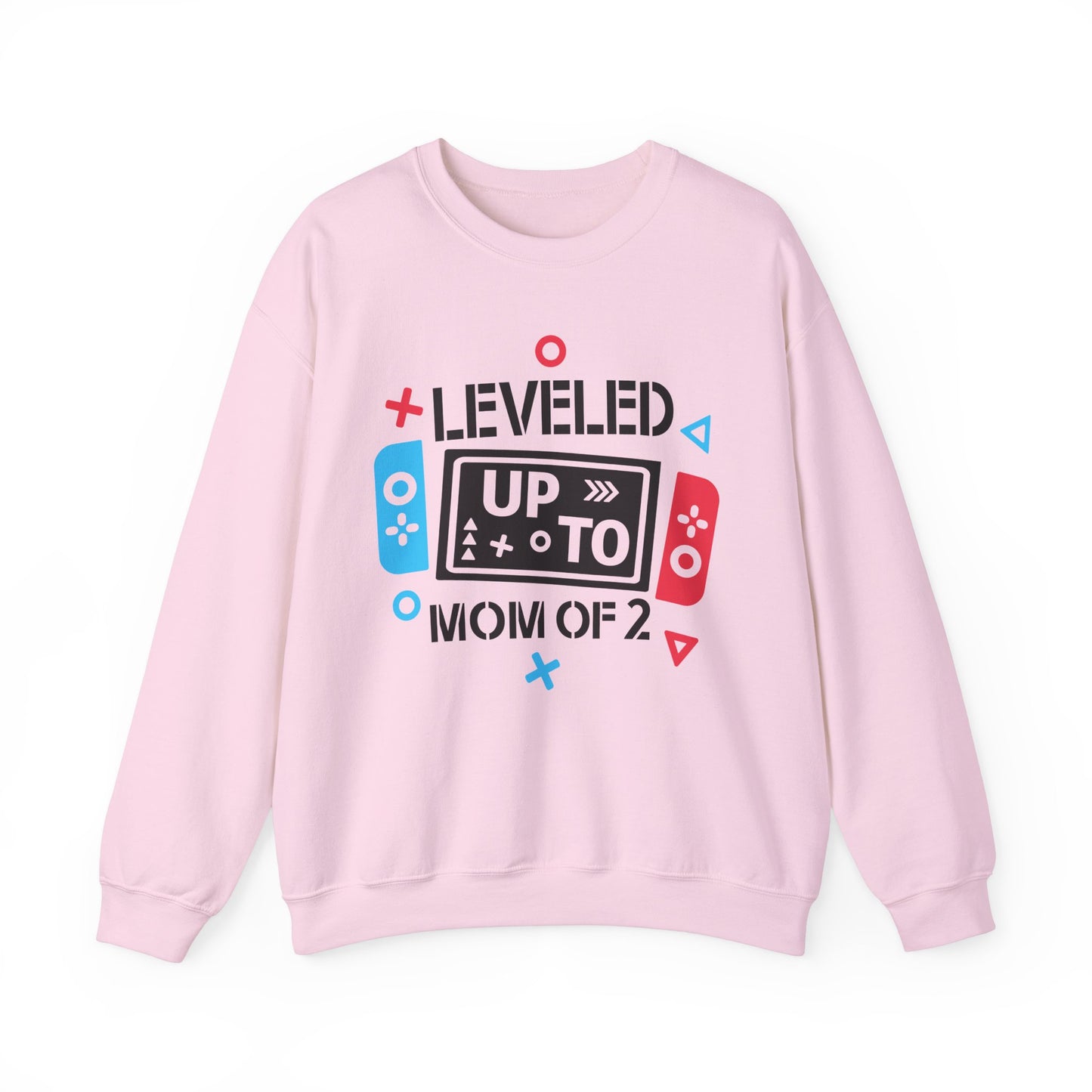 Gaming Level Up Sweatshirt - Unisex Heavy Blend™ Crewneck, Mom of 2