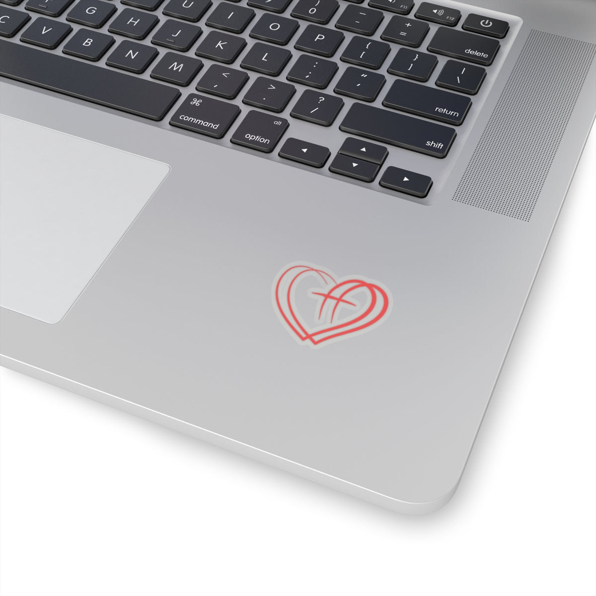 Minimalist Heart Kiss-Cut Stickers, Cute Laptop Decals, Aesthetic Scrapbook Stickers, Valentines Day Gifts, Boho Style Decor