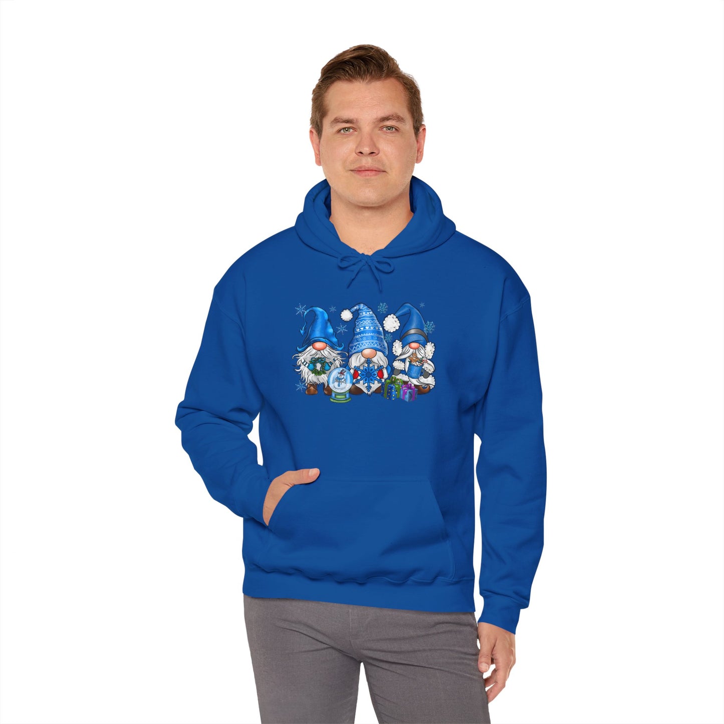 Unisex Heavy Blend™ Hooded Sweatshirt, Gnomes Hoodie, Christmas Hoodie