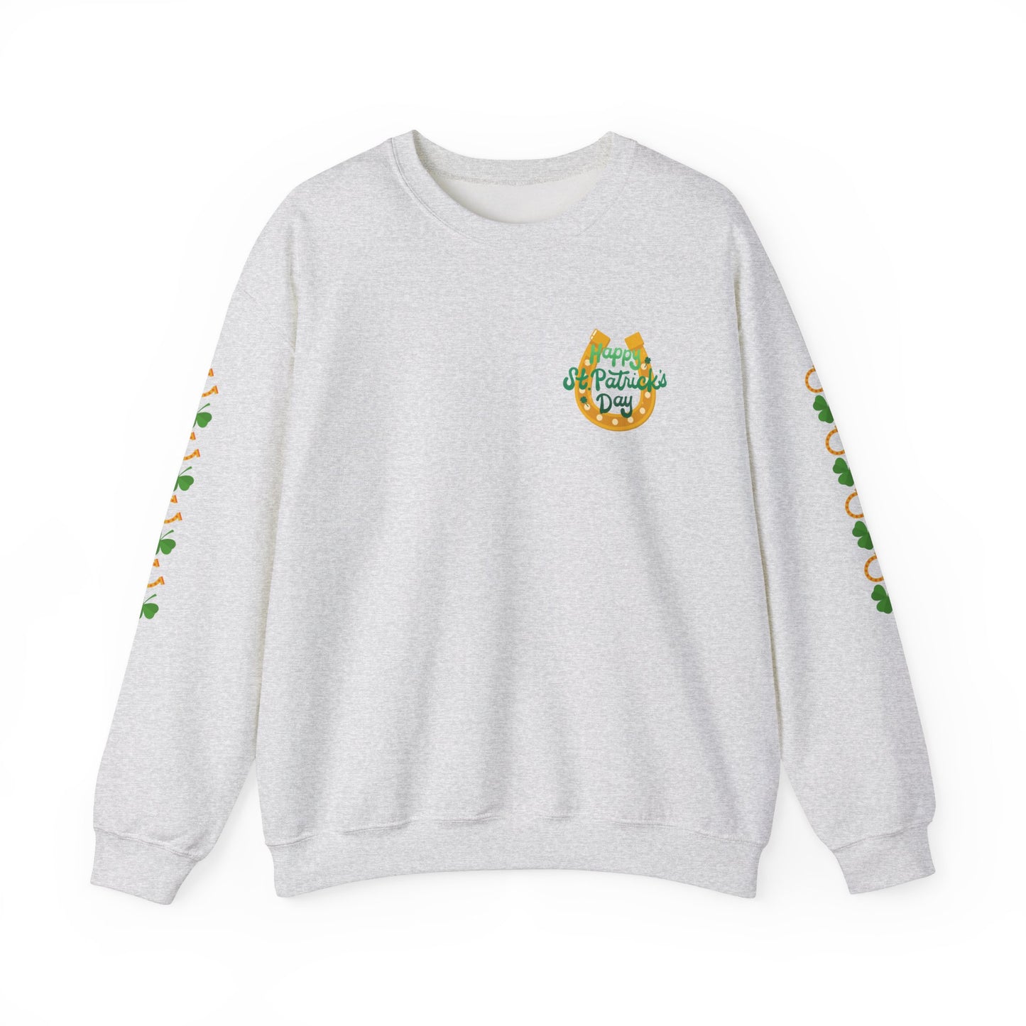 St. Patricks Day Sweatshirt - Unisex Heavy Blend™ Crewneck, Luck Charm Shirt, Irish Holiday Apparel, Festive Green Gift