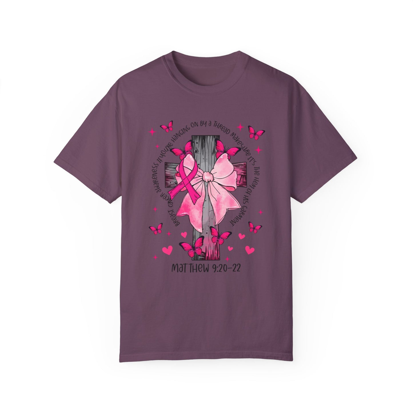 Butterfly and Ribbon Inspirational T-Shirt