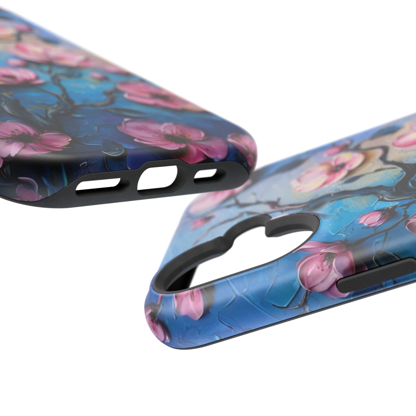 Floral Magnetic Tough Cases - Durable Phone Protection with Artistic Design, Phone Accessories, Gift for Her, Custom Cases,