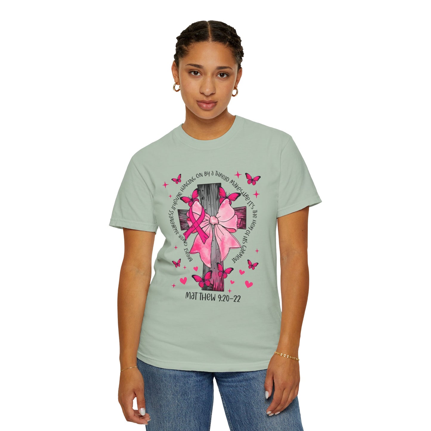 Butterfly and Ribbon Inspirational T-Shirt