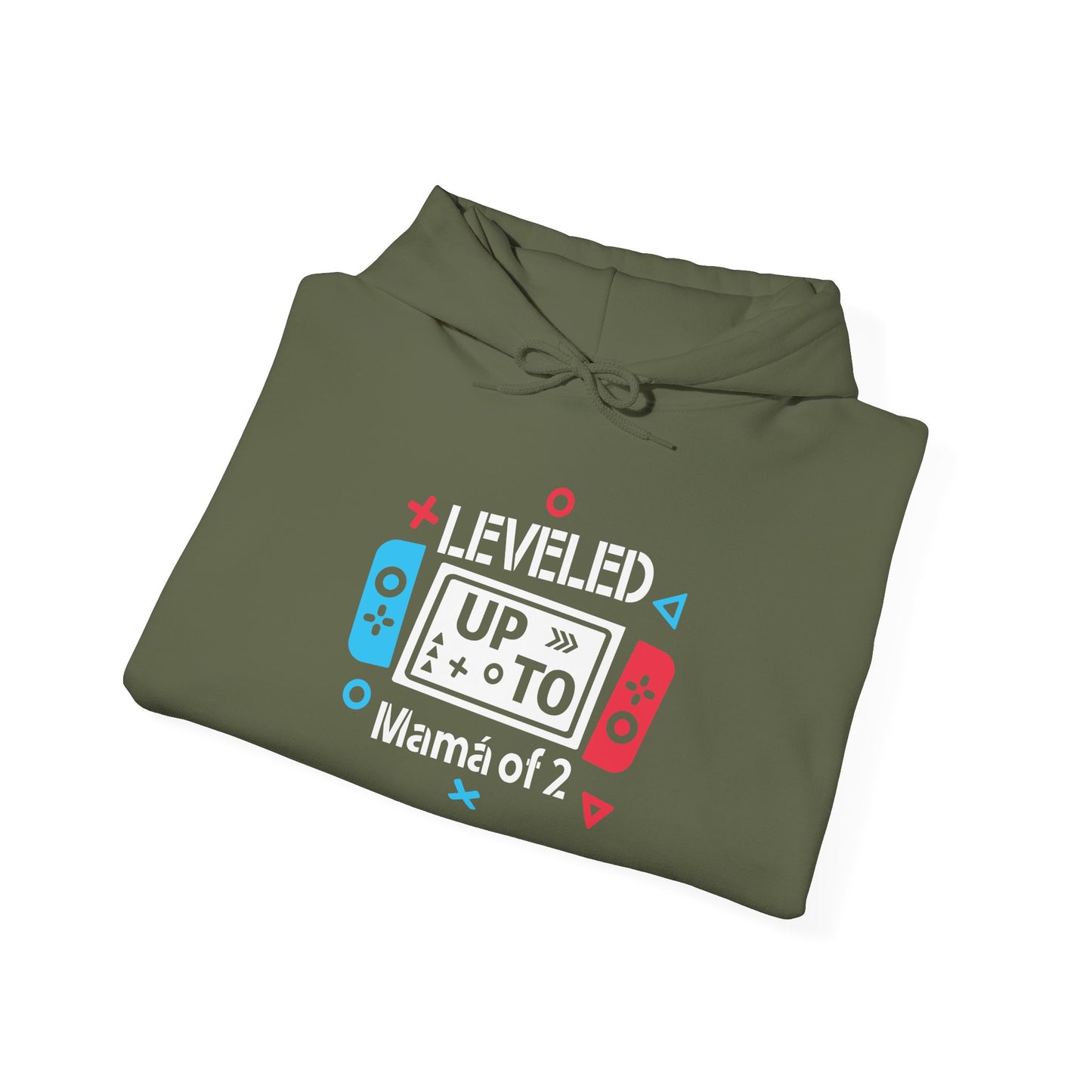 Level Up Mama of 2 Unisex Hooded Sweatshirt - Gamer Mom Gift