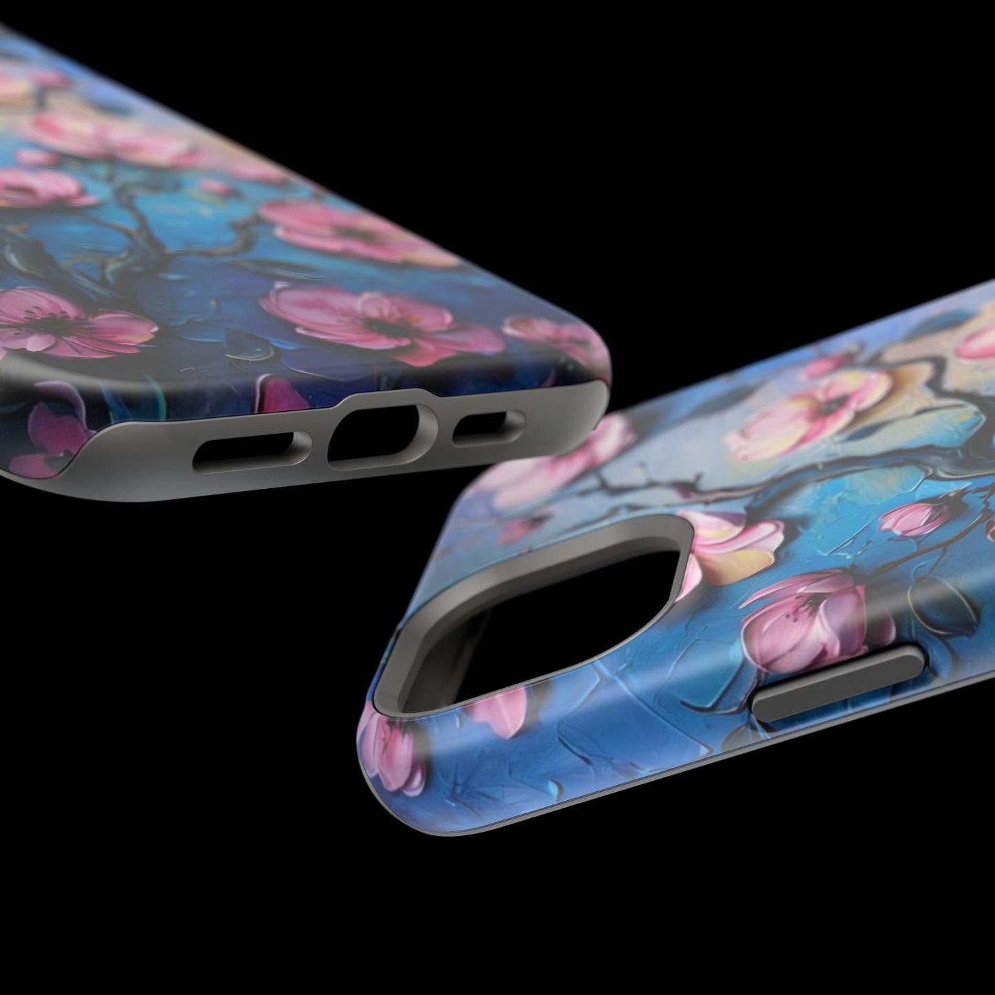 Floral Magnetic Tough Cases - Durable Phone Protection with Artistic Design, Phone Accessories, Gift for Her, Custom Cases,