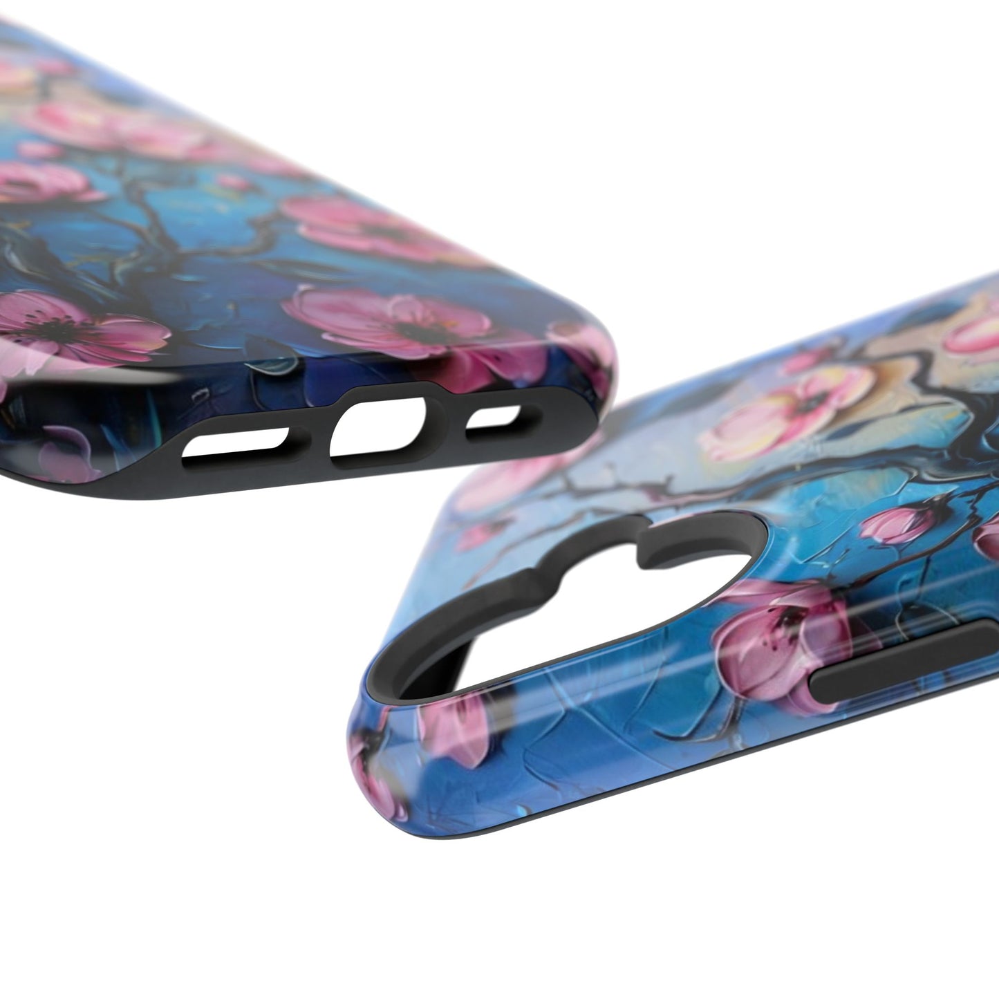 Floral Magnetic Tough Cases - Durable Phone Protection with Artistic Design, Phone Accessories, Gift for Her, Custom Cases,