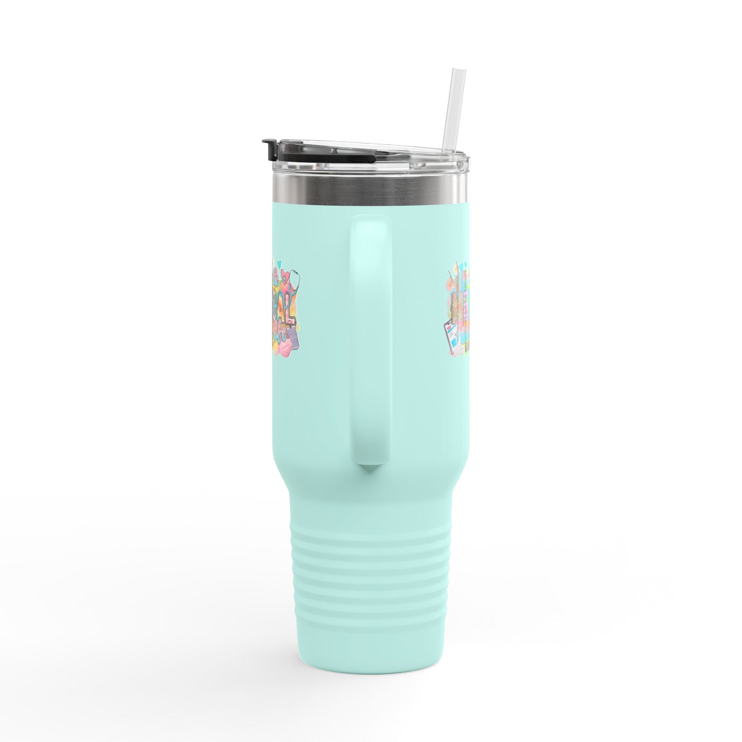 Colorful Insulated Travel Mug - Perfect for Medical Professionals