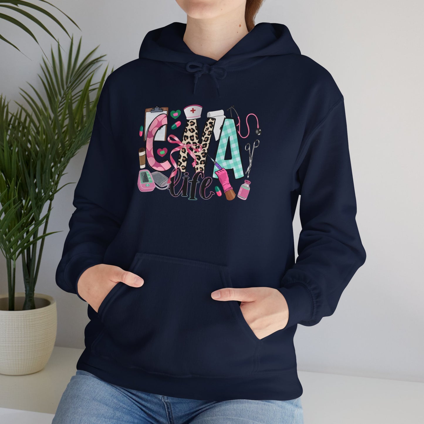 CNA Life Hoodie - Trendy Casual Sweatshirt for Everyday Wear, Medical Life