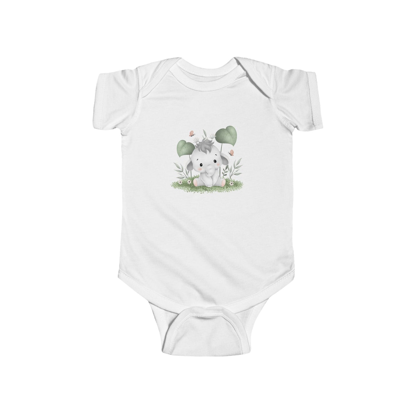 Cute Elephant Baby Bodysuit, Infant Clothing, Baby Shower Gift, Nursery Outfit, Newborn Apparel, Gifts for Baby