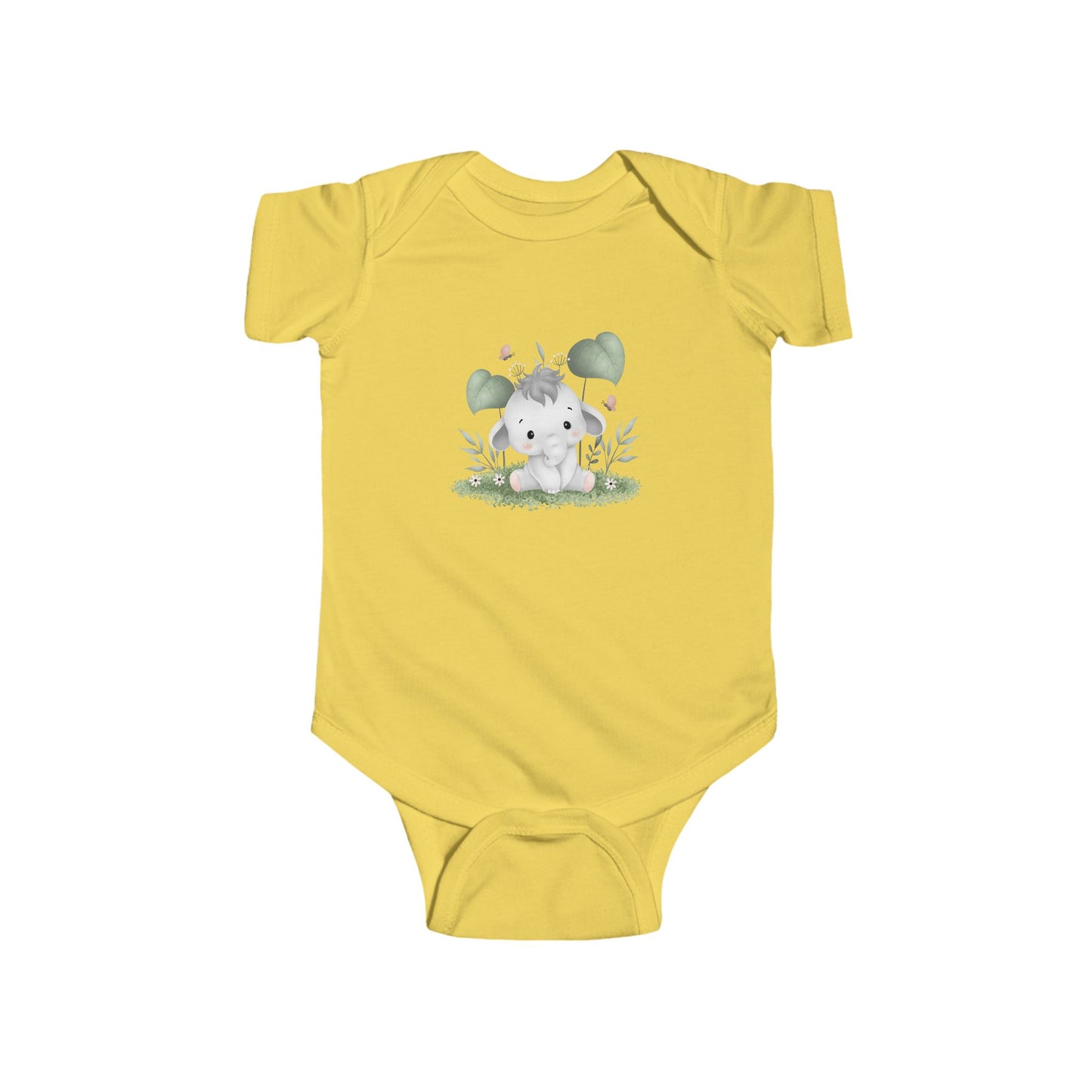 Cute Elephant Baby Bodysuit, Infant Clothing, Baby Shower Gift, Nursery Outfit, Newborn Apparel, Gifts for Baby