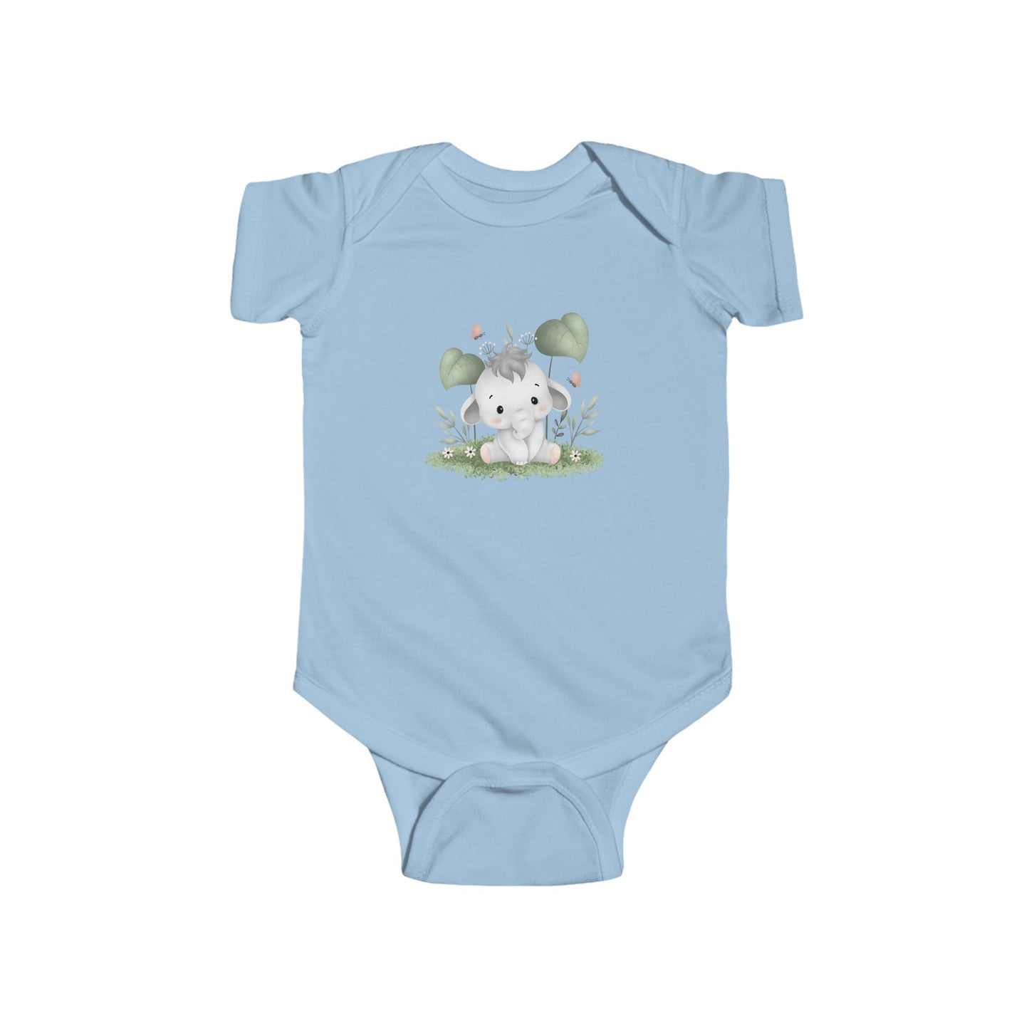 Cute Elephant Baby Bodysuit, Infant Clothing, Baby Shower Gift, Nursery Outfit, Newborn Apparel, Gifts for Baby