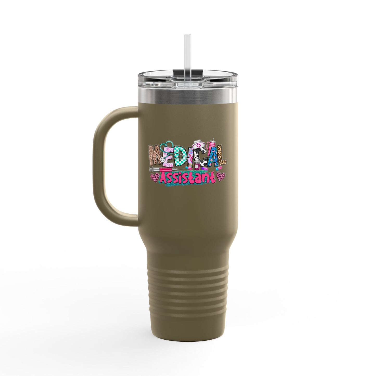 Custom Insulated Travel Mug for Medical Assistants - 40oz - Perfect Gift for Healthcare Professionals