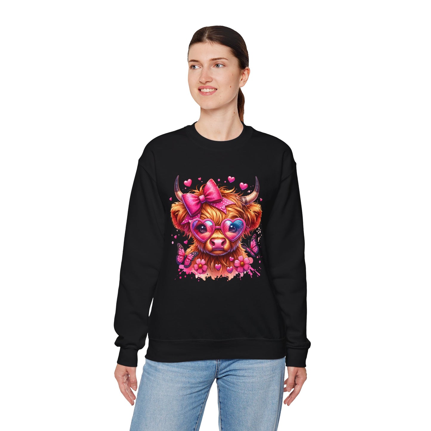 Valentine's Day Cow Lovers Sweatshirt