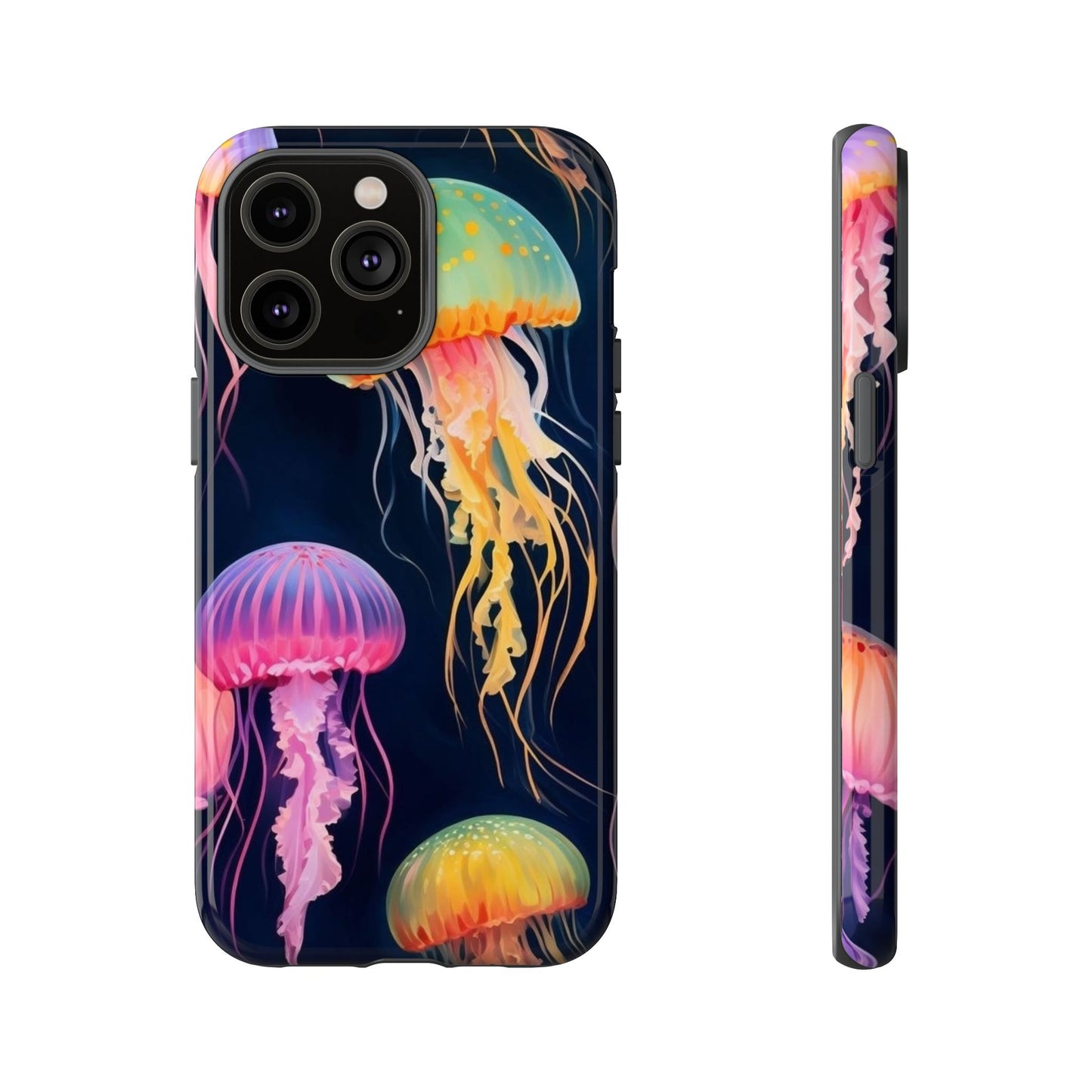 Jellyfish Phone Case, Ocean Aesthetic Case, Tough Cover for Sea Lovers, Unique Gift for Aquatic Enthusiasts, Protective Shell