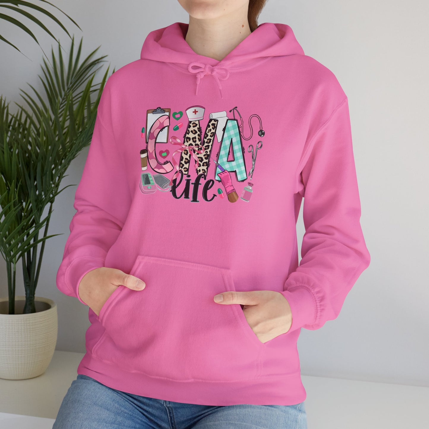 CNA Life Hoodie - Trendy Casual Sweatshirt for Everyday Wear, Medical Life