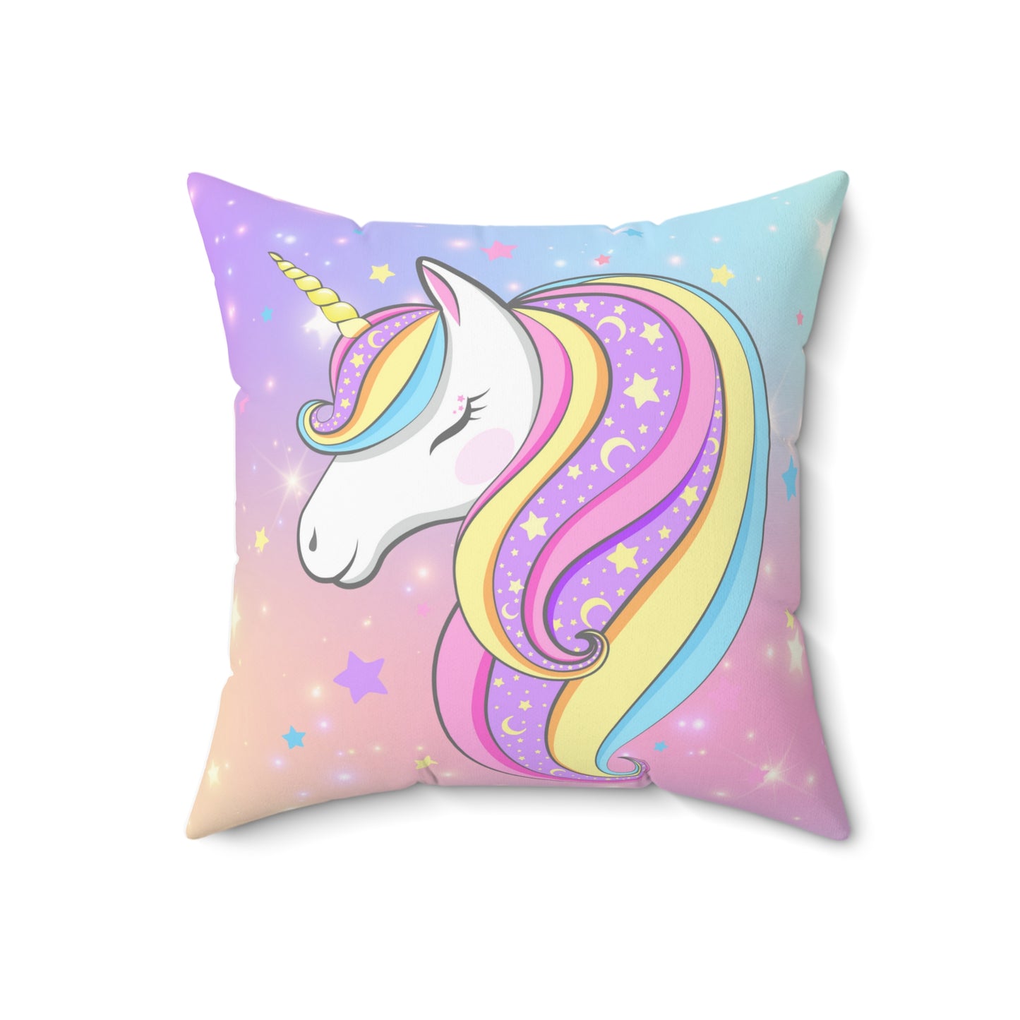 Unicorn Dream Pillow | Whimsical Decor for Kids' Rooms, Magical Gifts for Unicorn Lovers, Fantasy Bedroom Essentials, Playroom Accessories