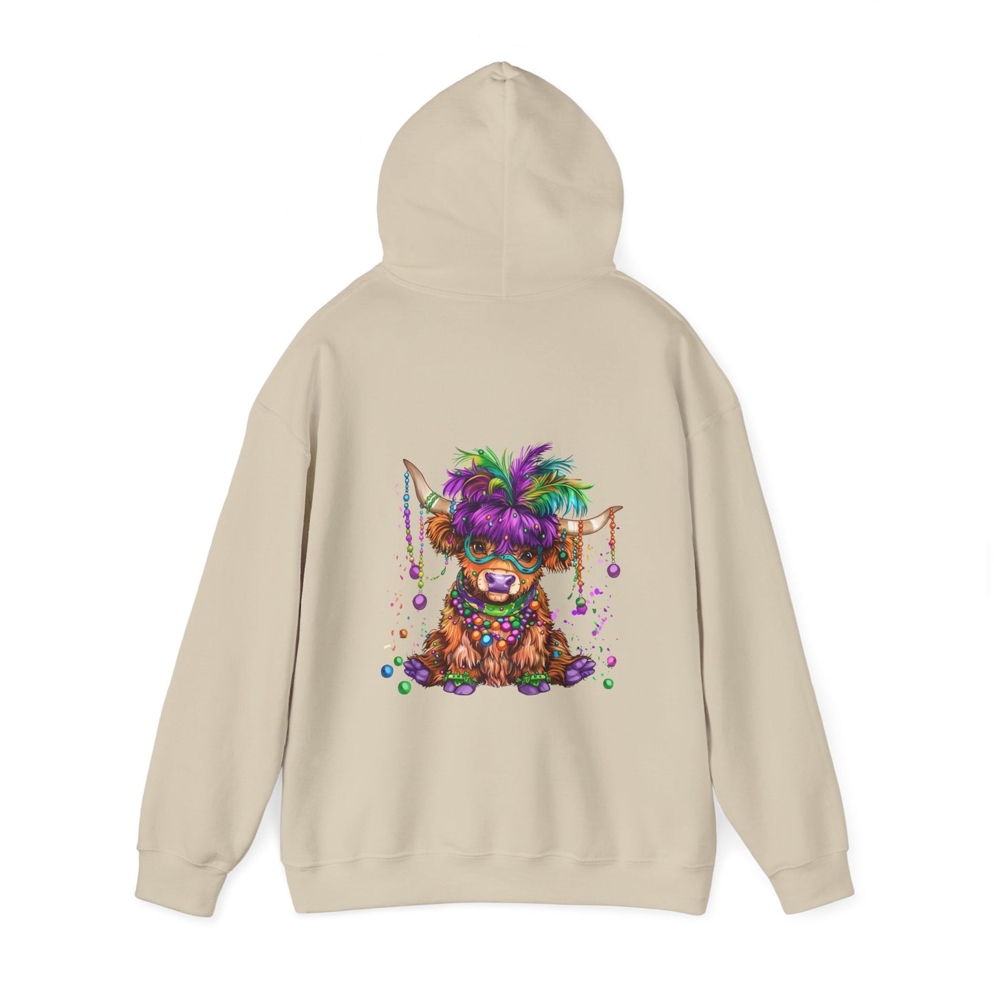 Colorful Celebration Cute Cow Hoodie, Fun Pet Hoodie, Unisex Sweatshirt for Cow Lovers, Perfect for Birthdays, Parties, and Everyday Wear,