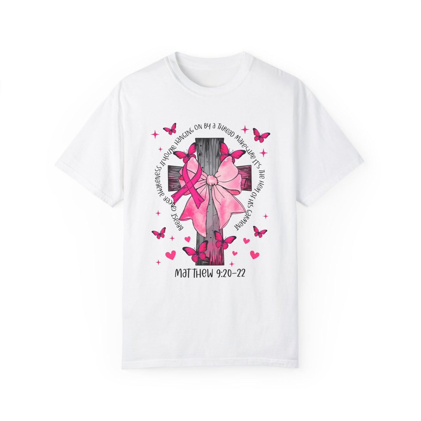 Butterfly and Ribbon Inspirational T-Shirt