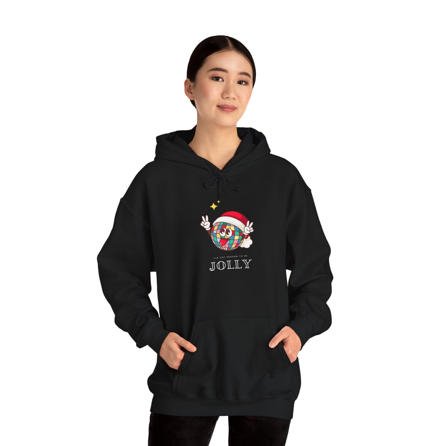 Jolly Holiday Hoodie - Cozy Christmas Sweatshirt for Winter, Festive Gift, Unisex Holiday Apparel, Warm Holiday Wear, Cute